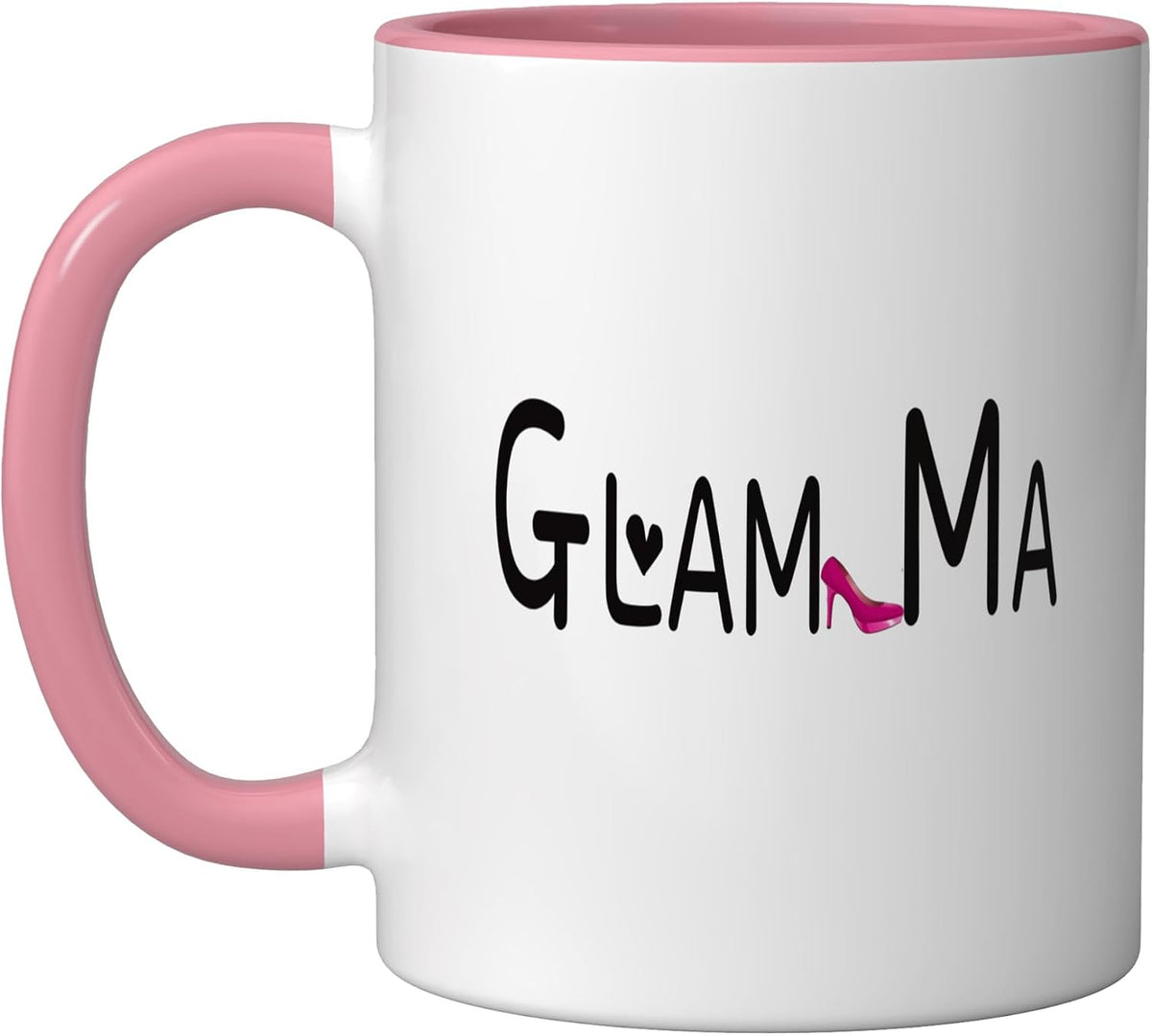Glam Ma Script High Heel Ceramic Mug