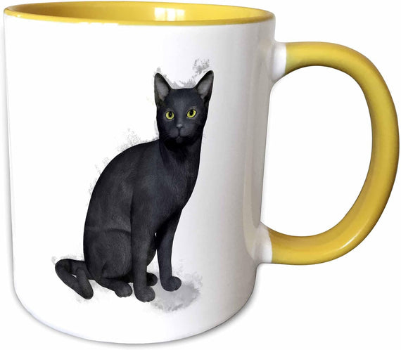 Black Cat Ceramic Mug