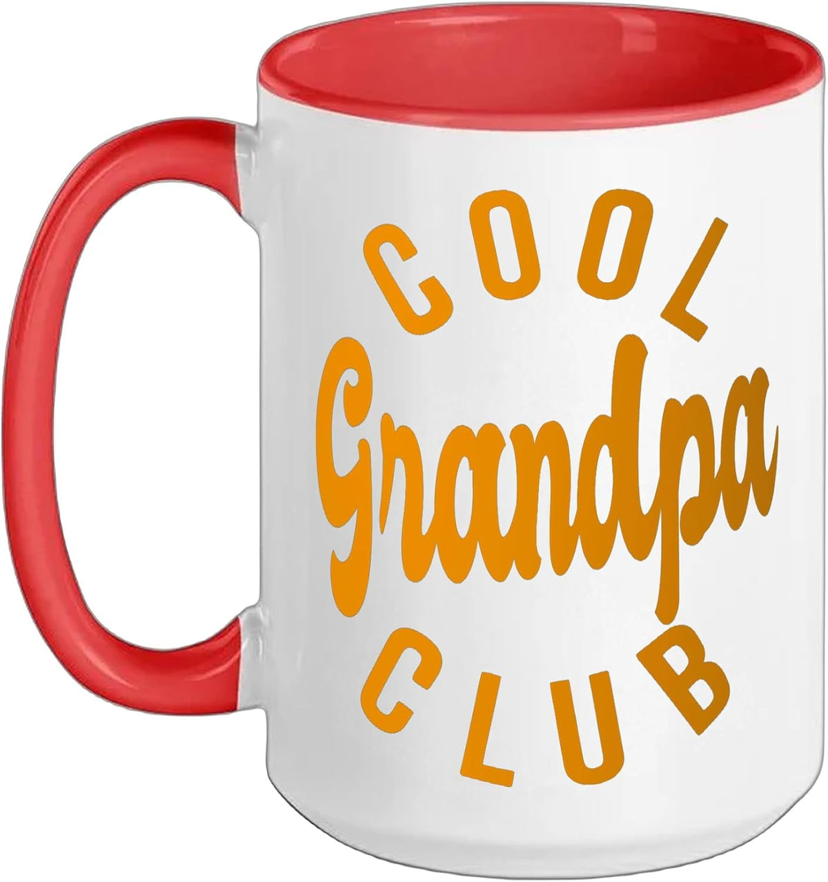 Cool Grampas Club Retro Vintage Graphic Ceramic Mug