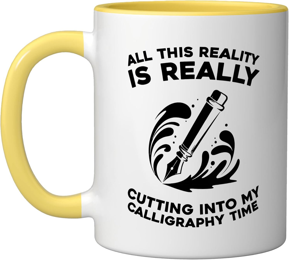 Handwriting Penmanship - Art Calligraphy Ceramic Mug