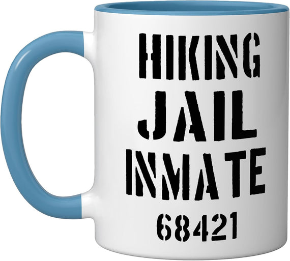 Hiking Jail Inmate 68421 Prisoner Costume Halloween Ceramic Mug
