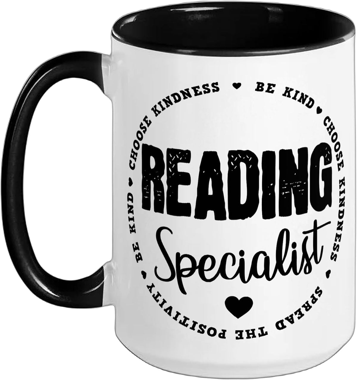 Reading Specialist Coach Teacher Interventionist Literacy Ceramic Mug