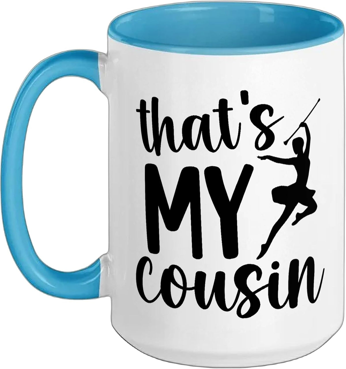 That's My Cousin Baton Twirling Cousin Of A Baton Twirler Ceramic Mug