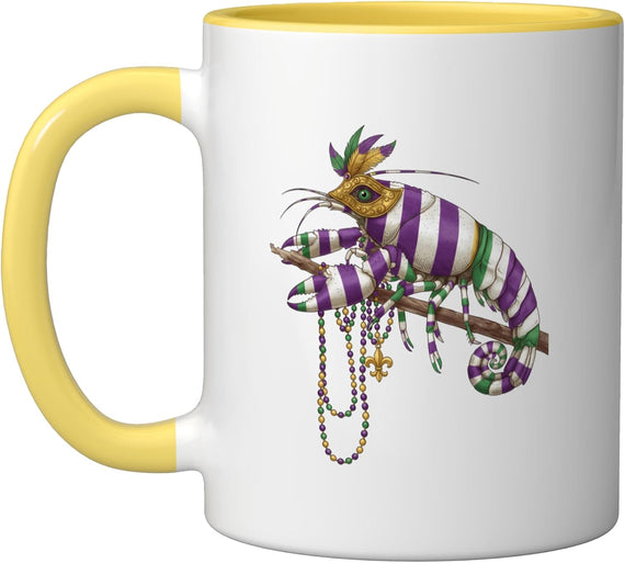 Mardi Gras Costume Carnival New Orleans Ceramic Mug