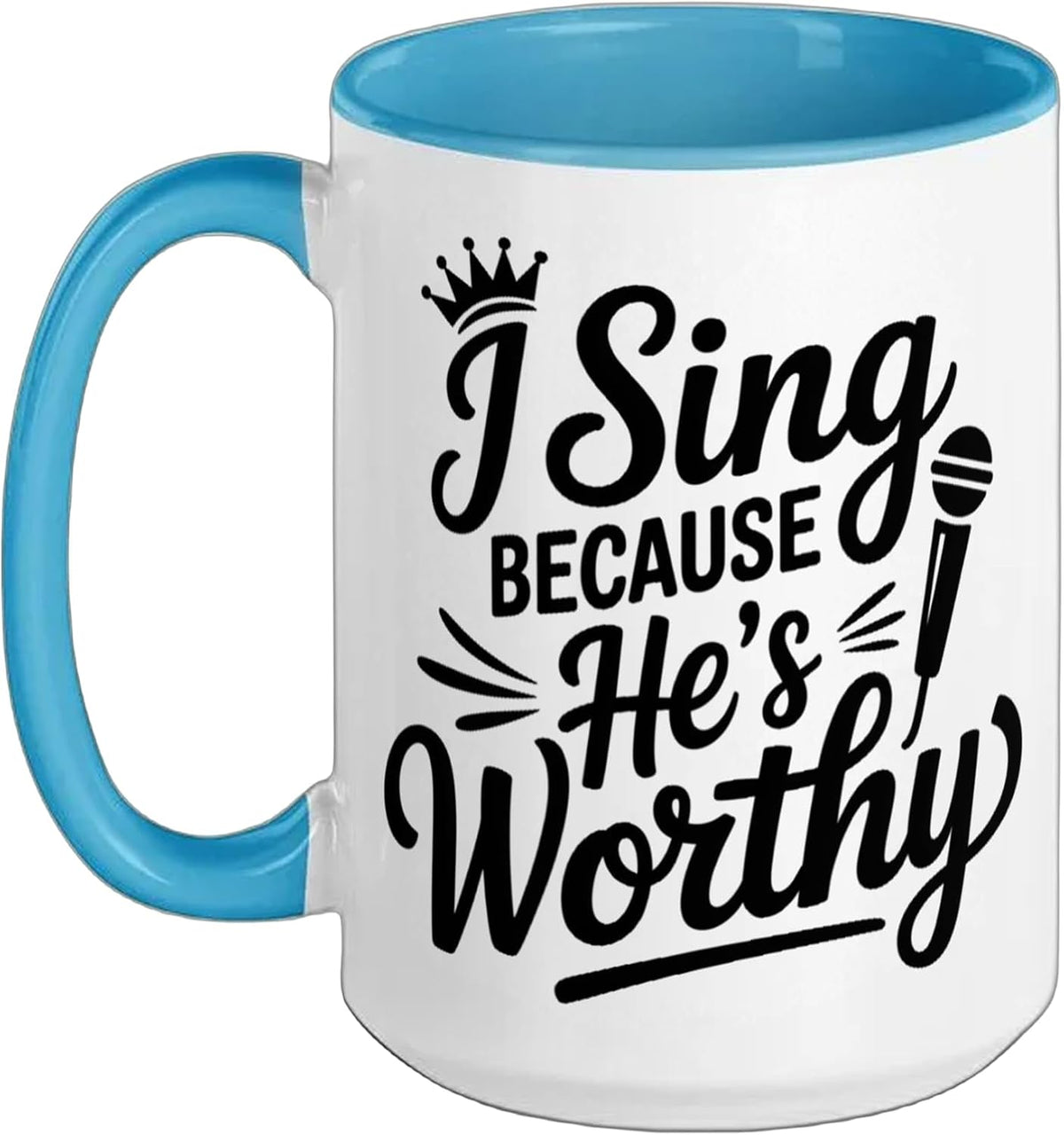 Choir Singer Gospel Church Worship Religious Sing Worthy Ceramic Mug