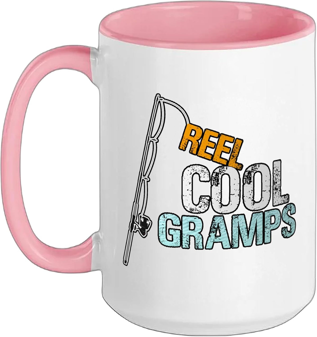 Reel Cool Gramps Grandfather Grandpa Christmas Ceramic Mug