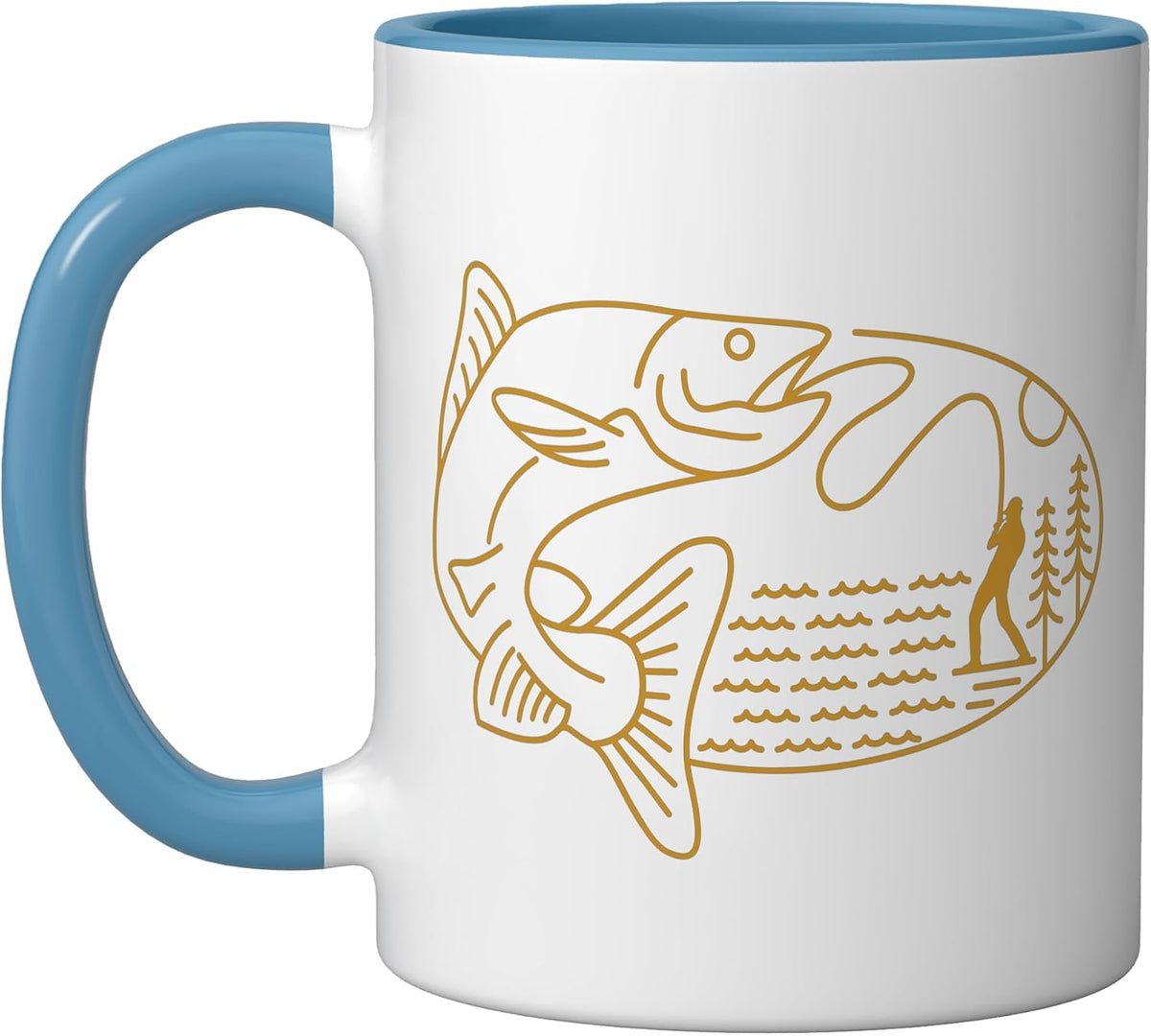 Fishing & Anglers Ceramic Mug