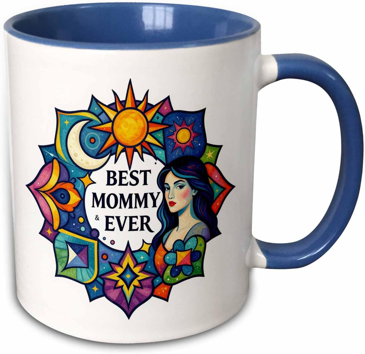 Best Mommy Ever. Elegant, Stylish & Pretty Christmas Ceramic Mug