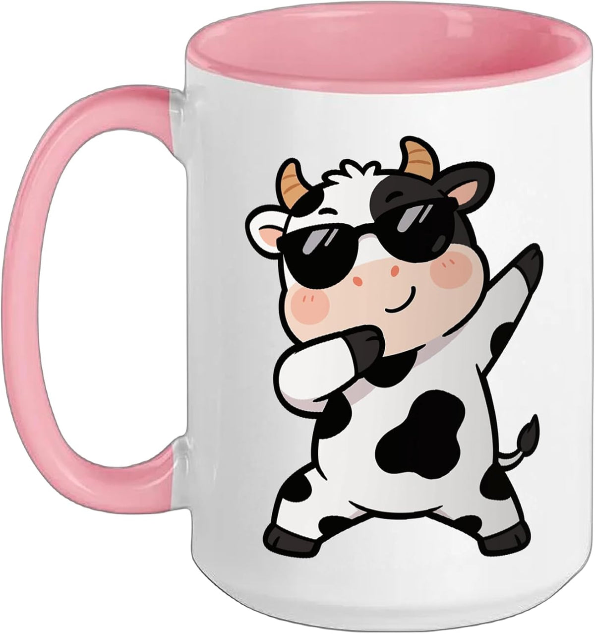 Dabbing Cow, Cute Cow Ceramic Mug