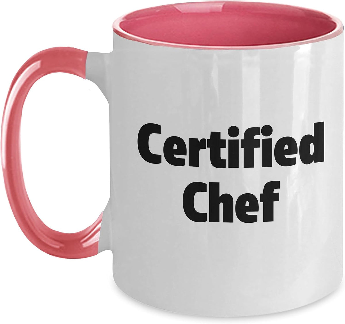 Certified Chef Bold Lettering Ceramic Mug