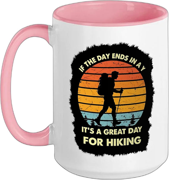 Hiking Hiker Walking Walker Camping Ceramic Mug