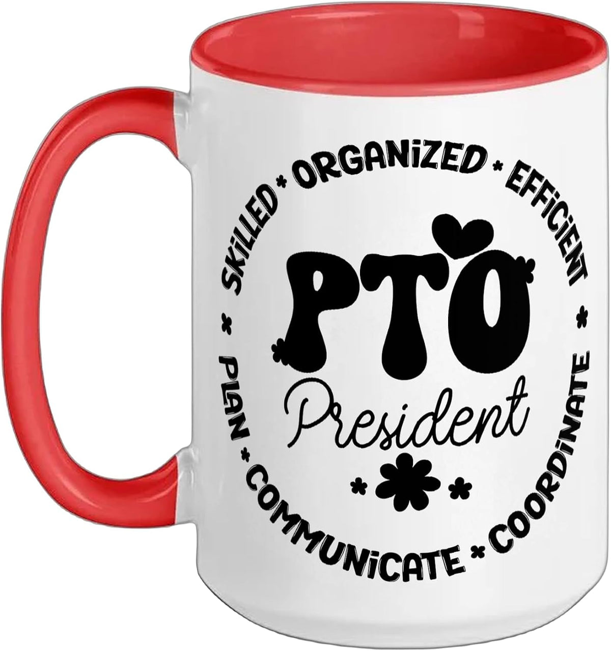 Pto President Back To School Matching Group Parent Teacher Ceramic Mug