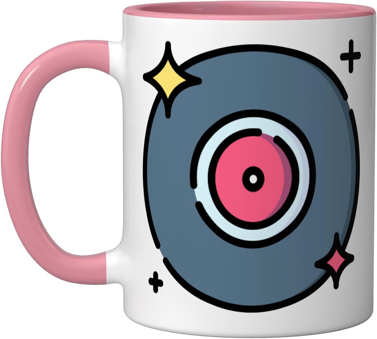 Vinyl Record Player Album Ceramic Mug