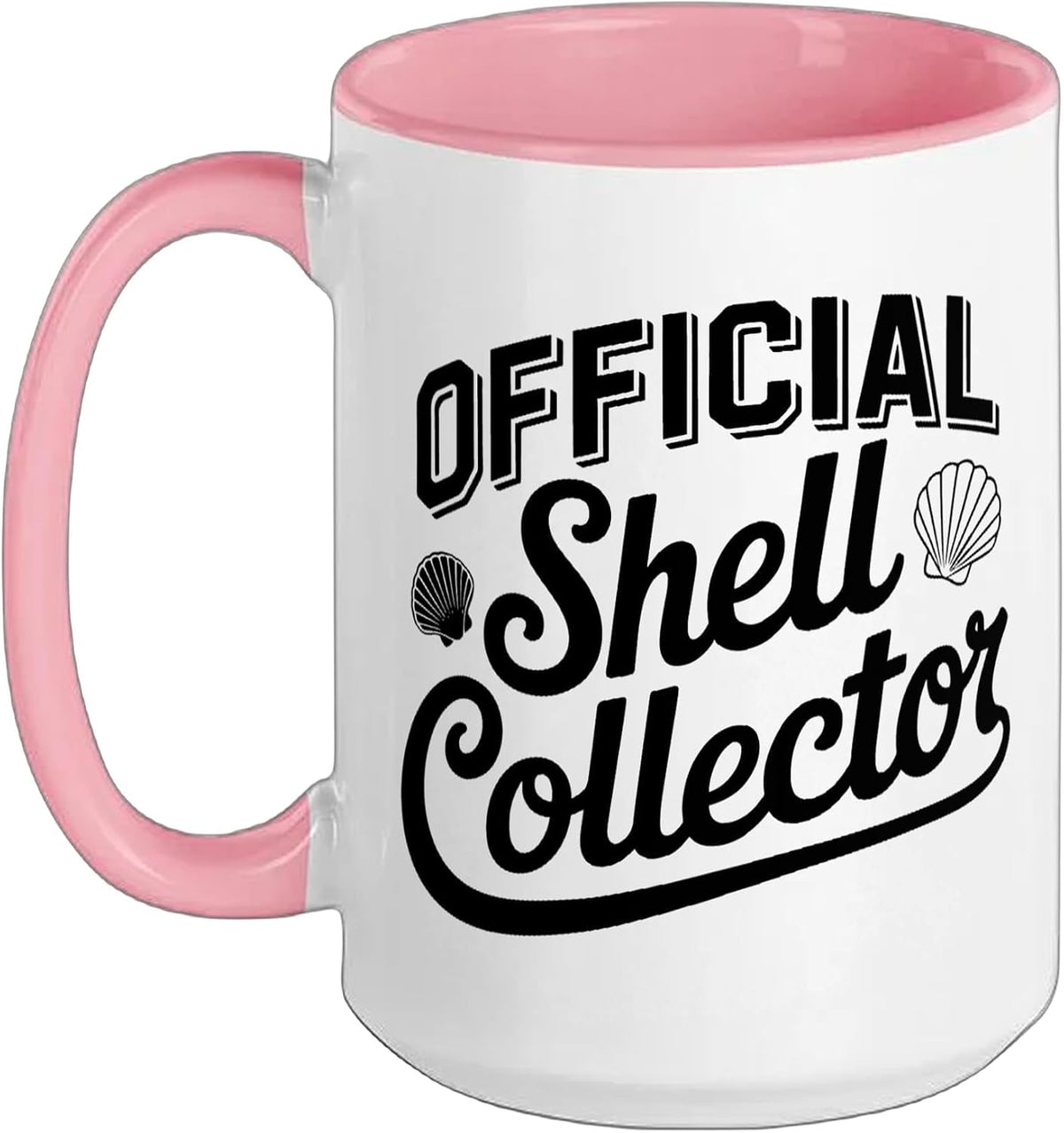 Official Shell Collector Serious Beachcomber Gulf Coast Ceramic Mug