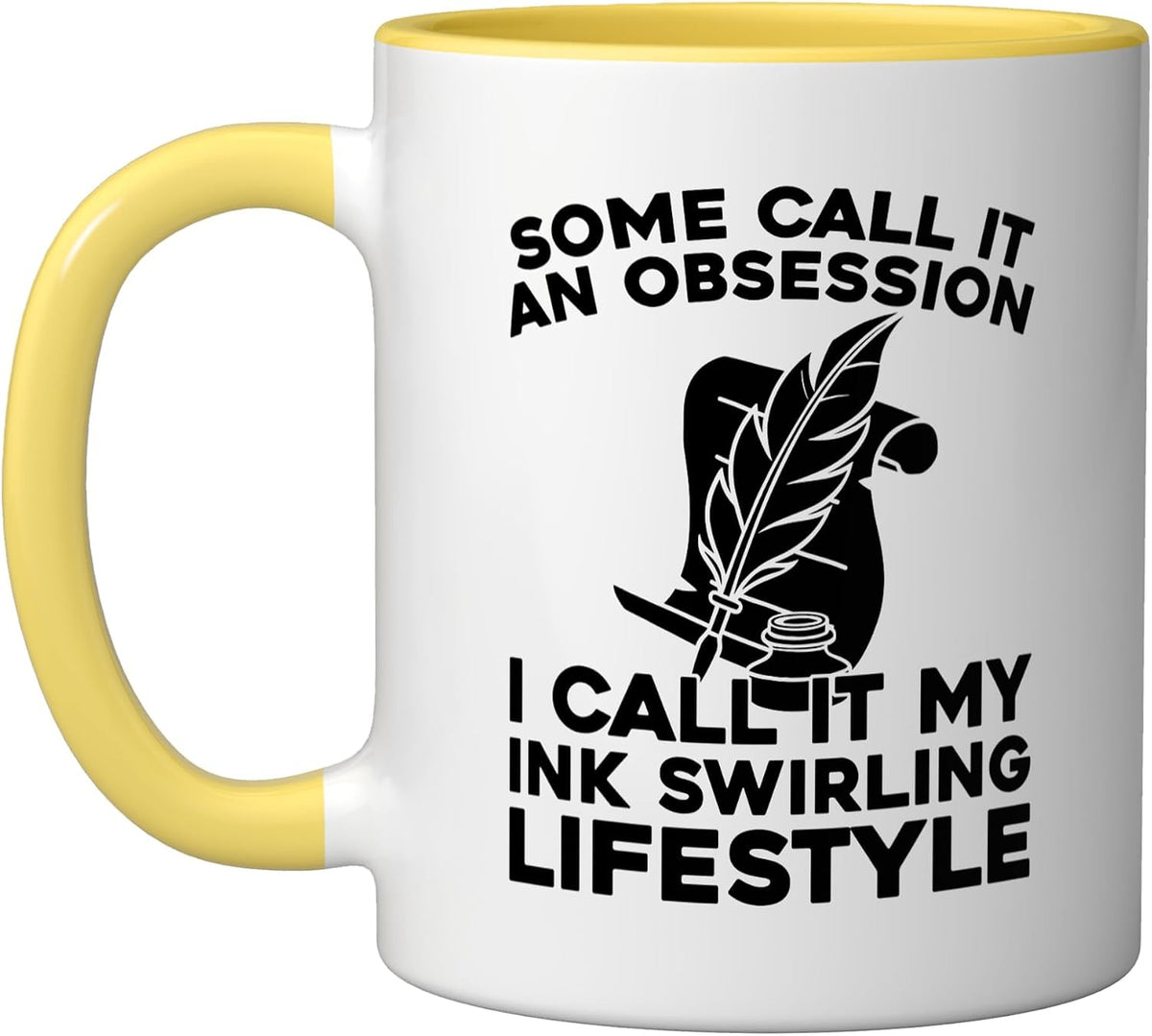 Art Handwriting - Penmanship Calligraphy Ceramic Mug