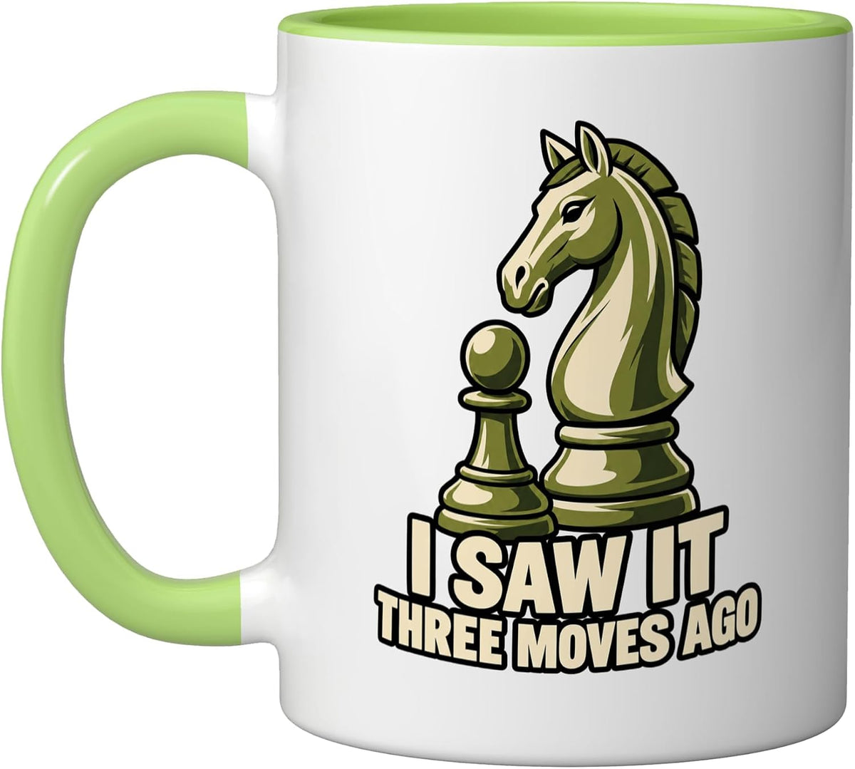 Chess I Saw It Three Moves Ago Player Funny Ceramic Mug