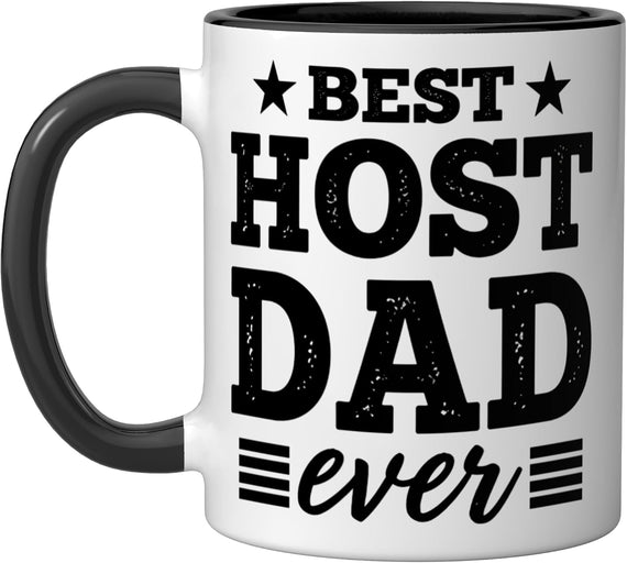 Best Host Dad Ever Funny Father Day Dad Host Saying Ceramic Mug