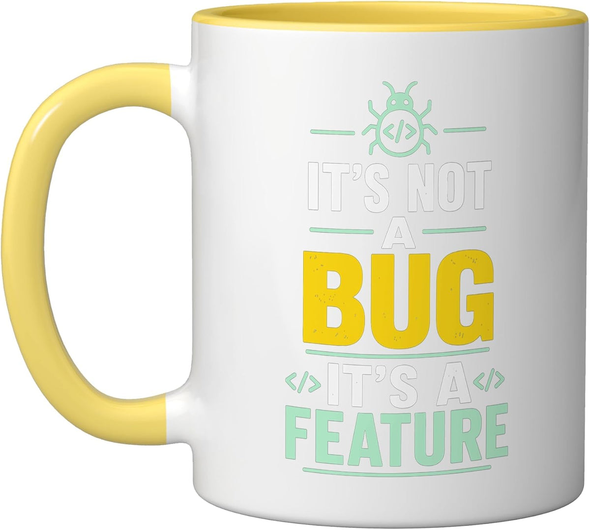 Programmer Bug Feature Code Ceramic Mug