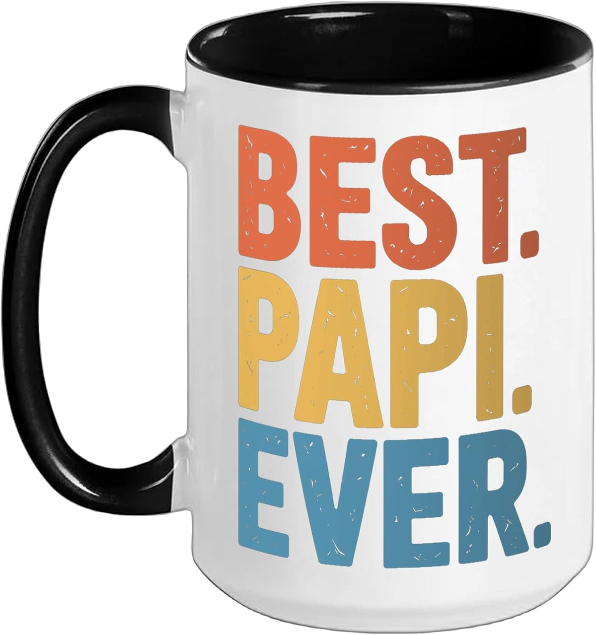 Papi Design For Grandpa From Grandkids Father's Day Papi Ceramic Mug