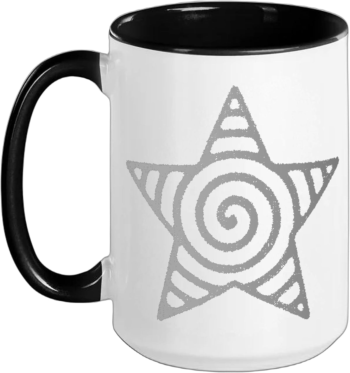 Spiral Star Y2k Grunge Vintage 90s Ceramic Mug