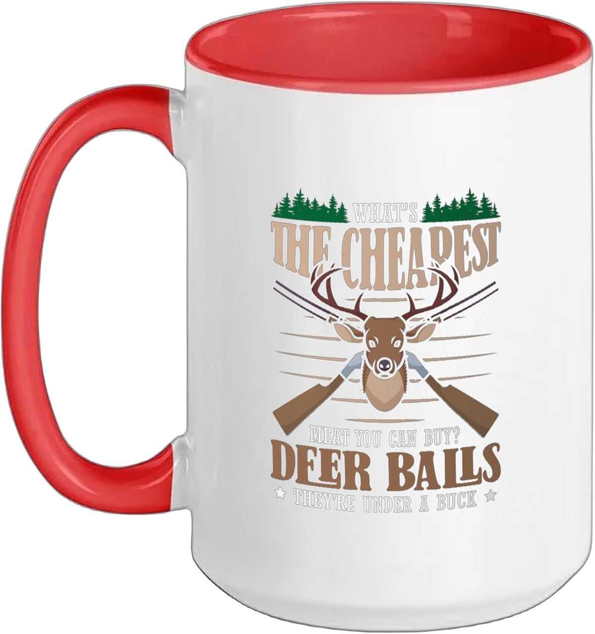 Buy Deer Balls - Deer Hunter Ceramic Mug