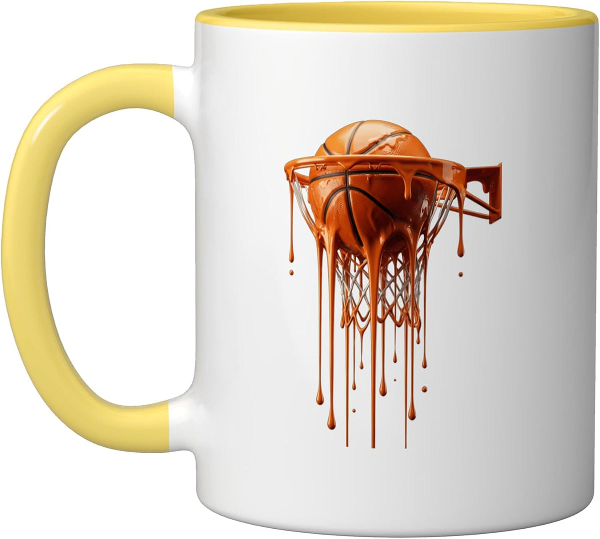 Basketball Drip Ice Cream Basketball Sport Lover Ceramic Mug