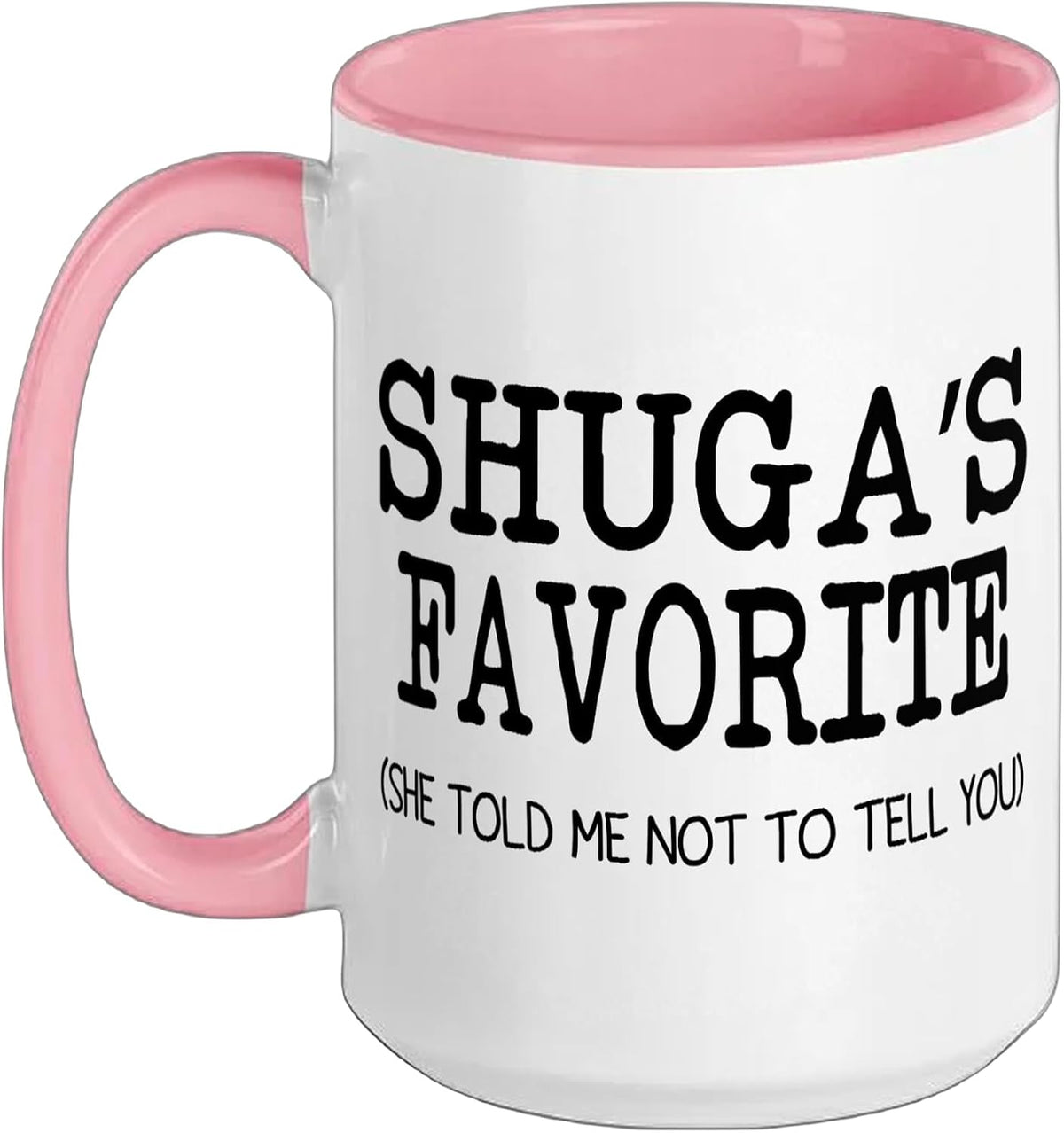 Shuga’S Favorite Funny Family Grandson Granddaughter Kids Ceramic Mug