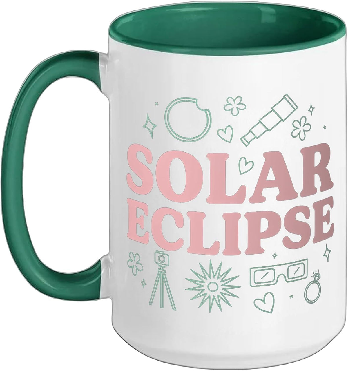Solar Eclipse Total Partial Astronomy Celestial Alignment Ceramic Mug