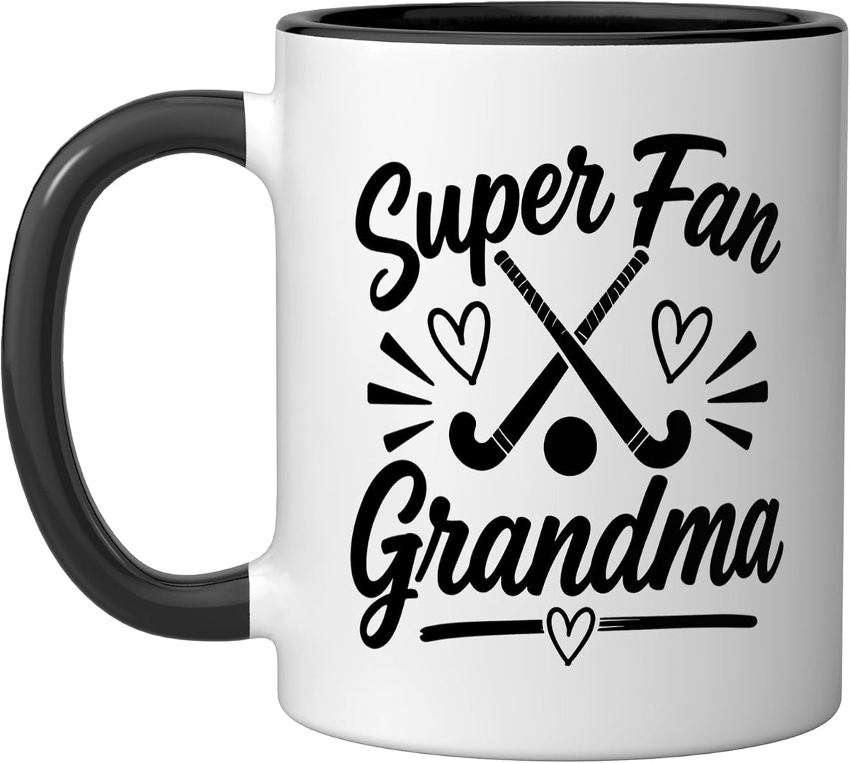 Super Fan Grandma Field Hockey Ceramic Mug