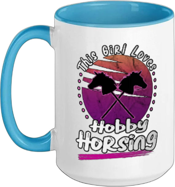 Hobby Horse - This Girl Loves Hobby Horsing Ceramic Mug