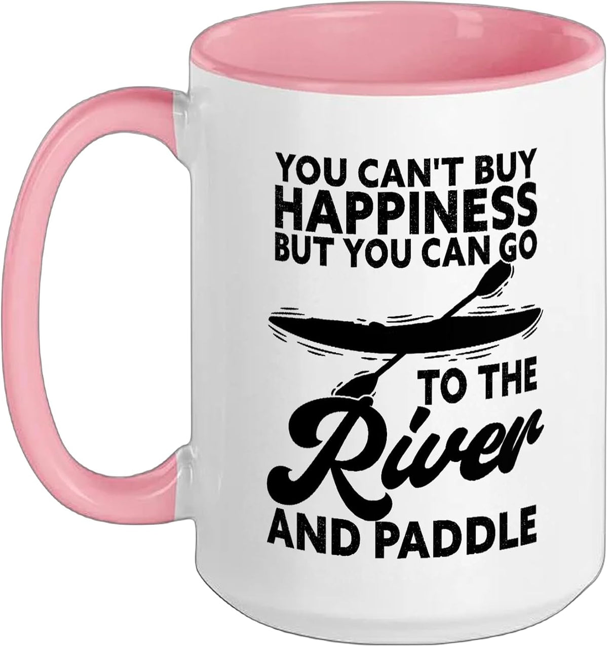 River And Paddle Funny Kayaking Rowing Kayak Ceramic Mug