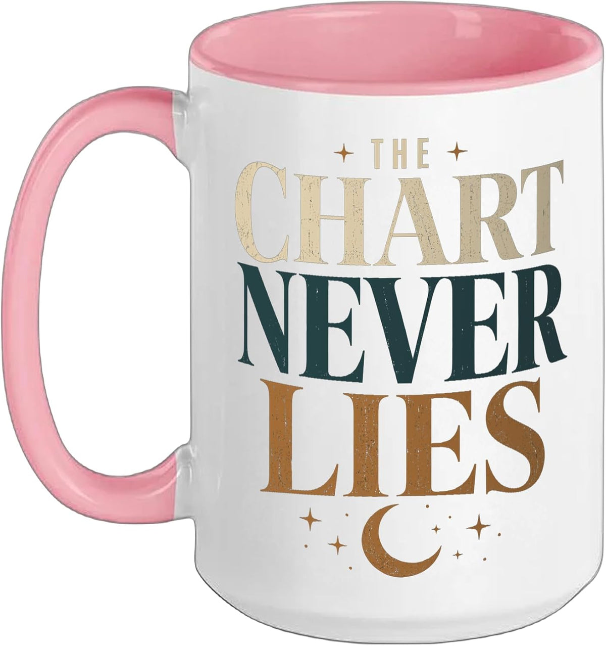 The Chart Never Lies Astrology Birth Chart Ceramic Mug