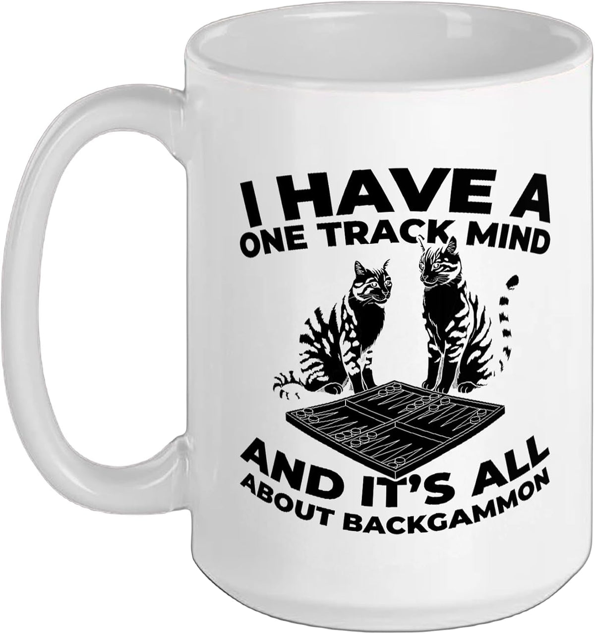Dice Strategy - Board Game Backgammon Ceramic Mug