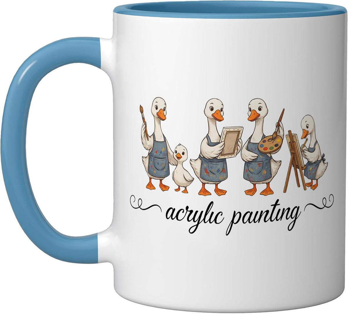 Acrylic Painting Painter Artists Fine Art Ceramic Mug