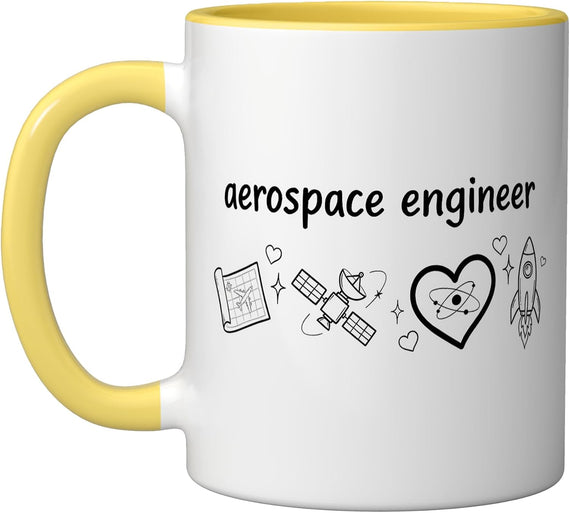 Aerospace Engineering Aeronautics Astronautics Rocket Ceramic Mug
