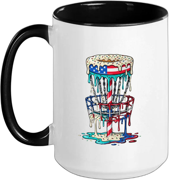 Disc Golf Basket Frolfing Disc Golf Player Disc Golfer Ceramic Mug