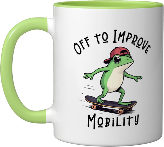 Physical Therapy Therapist Rt Squad Off To Improve Ceramic Mug
