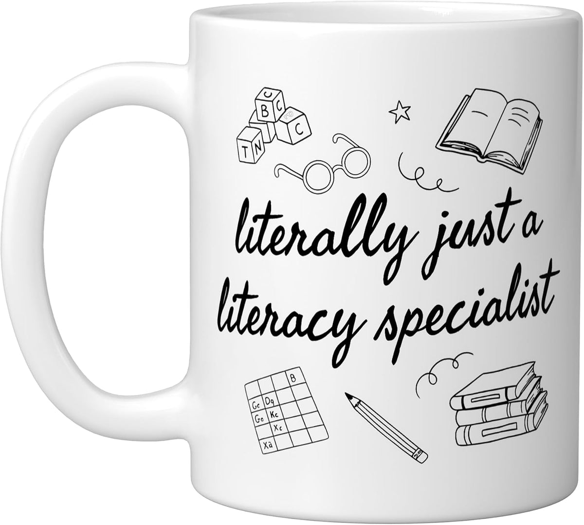 Literacy Specialist Reading Coach Interventionist Teacher Ceramic Mug