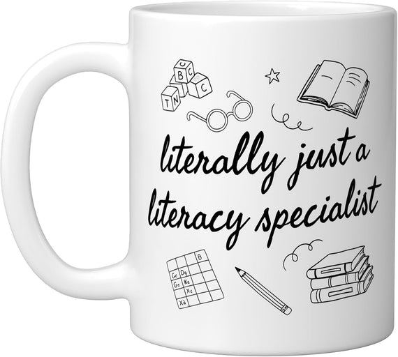 Literacy Specialist Reading Coach Interventionist Teacher Ceramic Mug