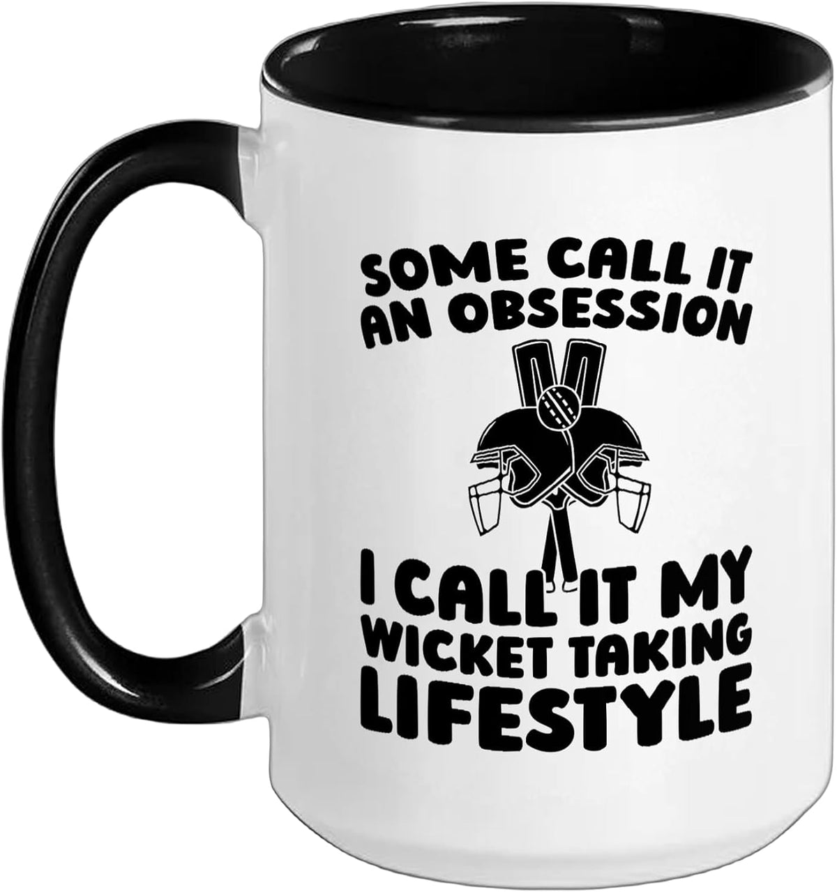 Cricket Bowler Batsman Cricketing - Umpire Cricketer Ceramic Mug