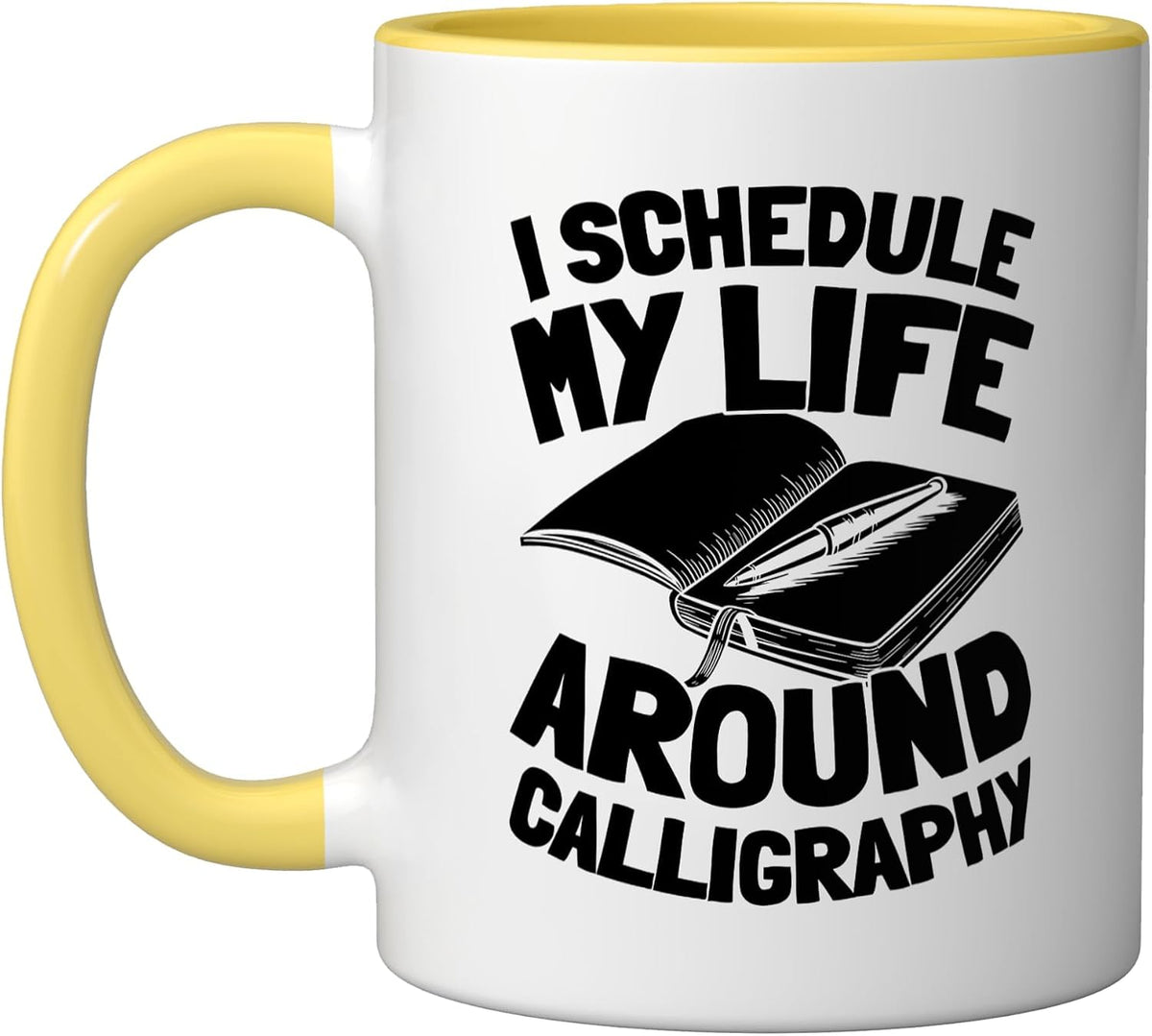 Art - Penmanship Handwriting Calligraphy Ceramic Mug