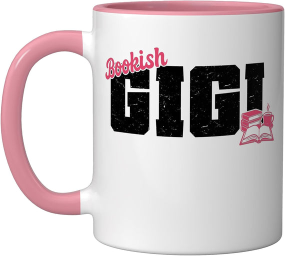 Bookish Gigi Bookish Grandma Reading Book Club Bookworm Ceramic Mug