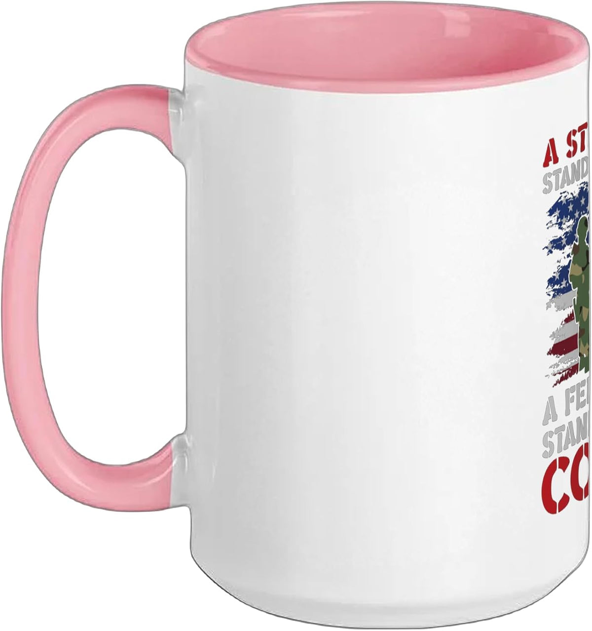 Strong Woman Female Veteran Tribute Ceramic Mug