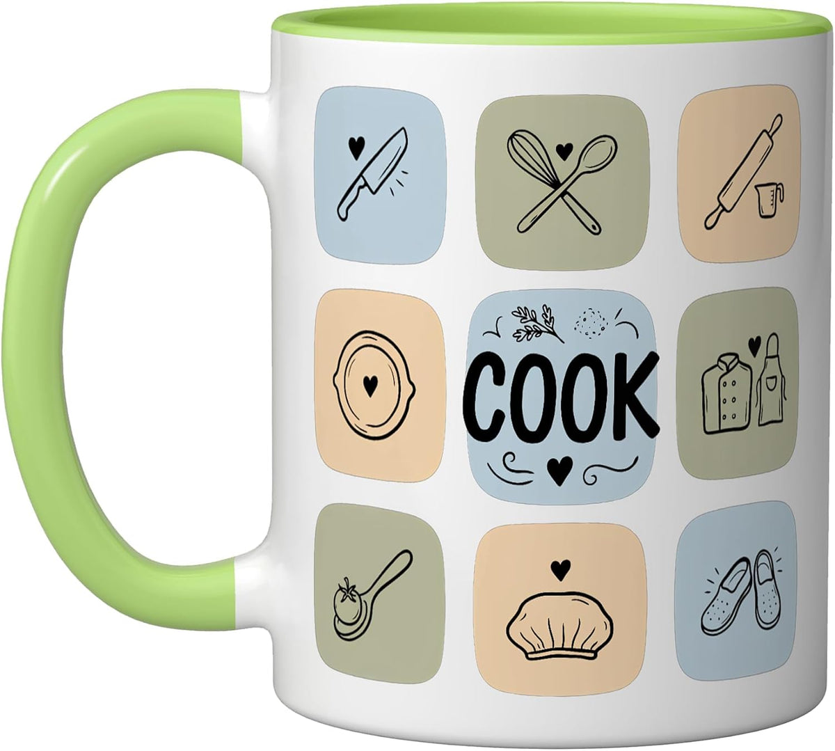 Cook Chef Line Culinary Kitchen Worker Prep Ceramic Mug