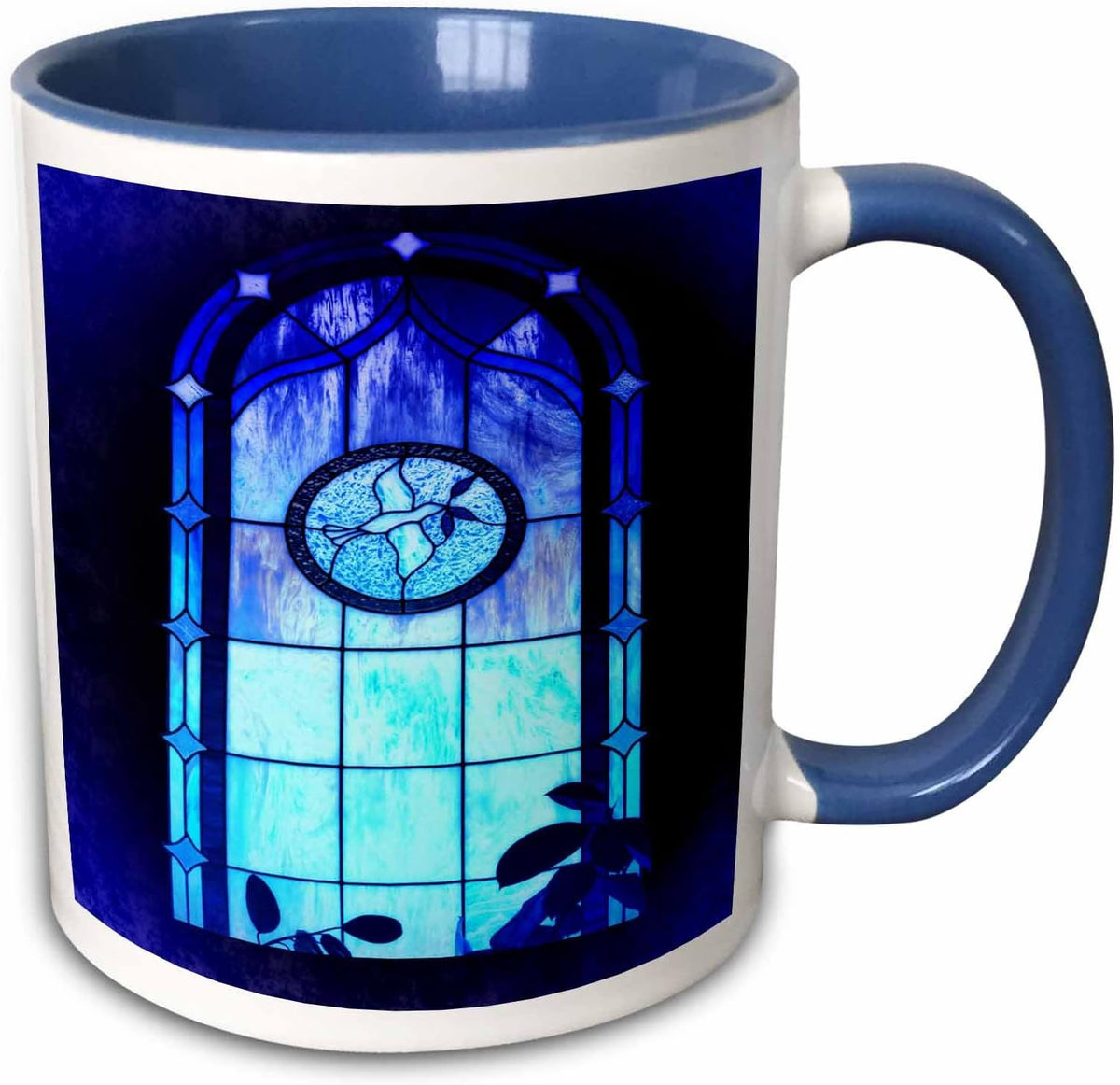 Church Window Design Of Its Stained Glass Ceramic Mug