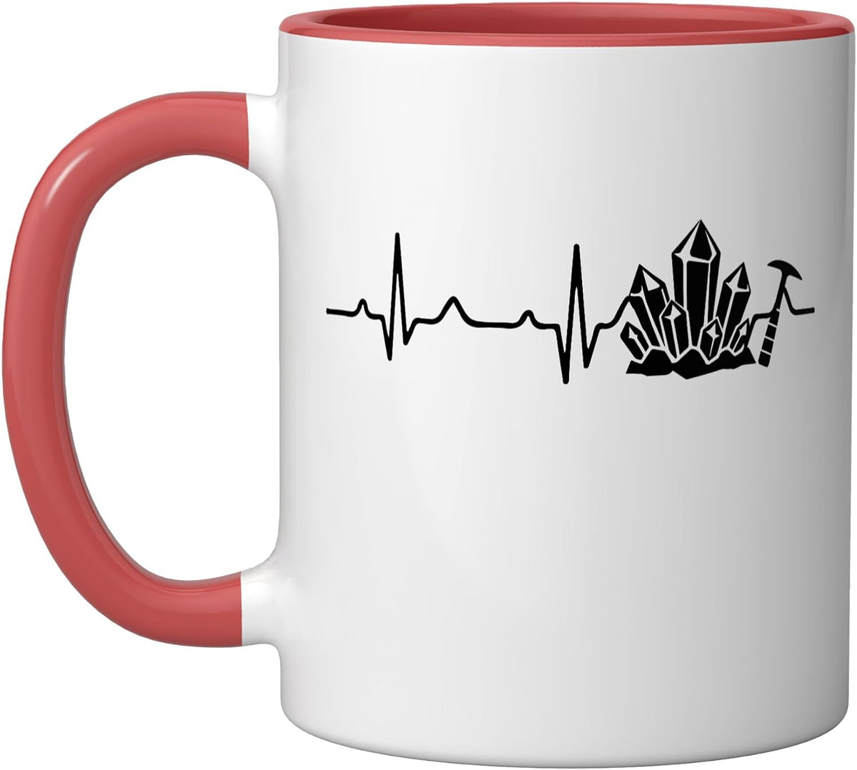 Heartbeat Geology Gems-Collector Rock And Ceramic Mug