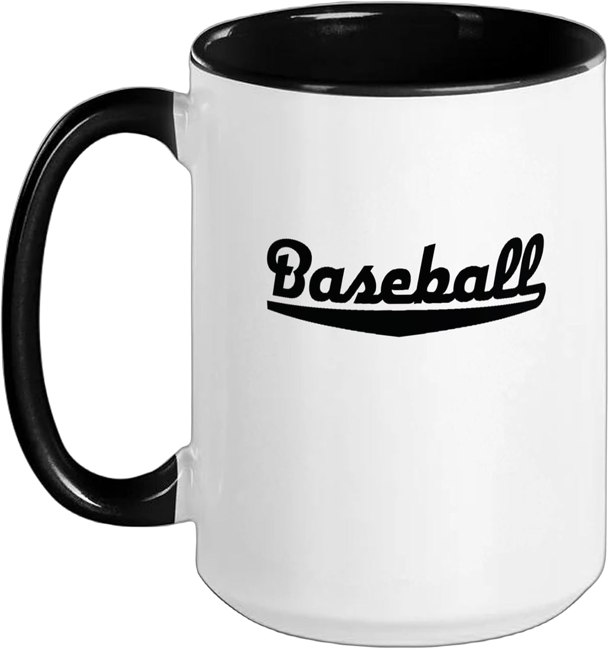 Retro Baseball Typography Gift Christmas Ceramic Mug