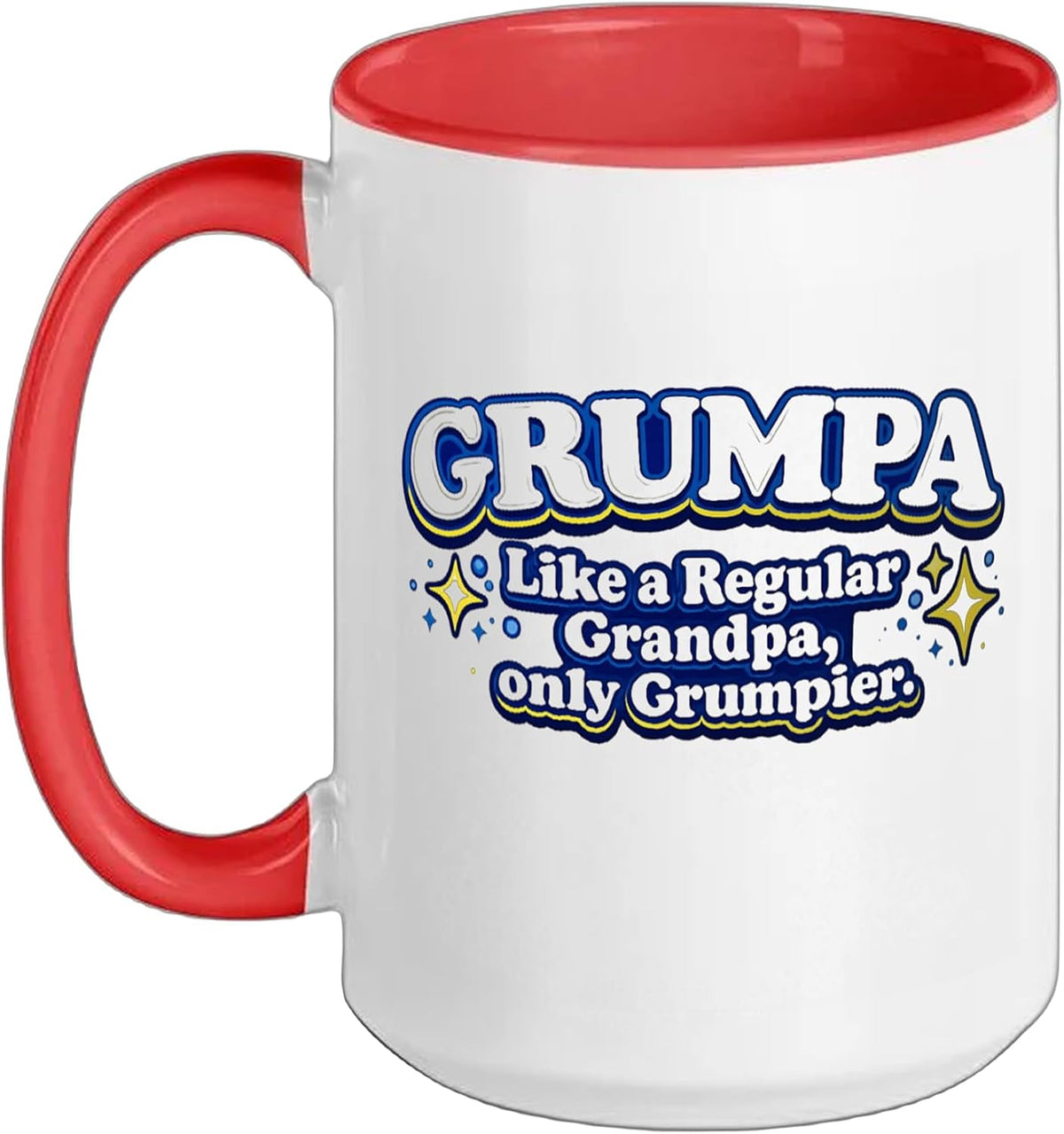 Grumpa Like A Regular Grandpa Only Grumpier Gramps Gifts Ceramic Mug