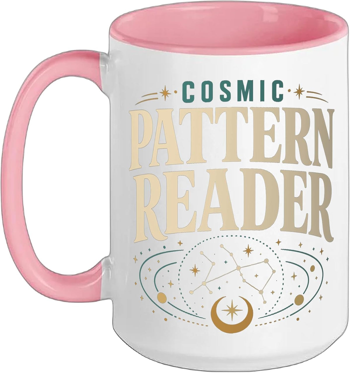 Cosmic Pattern Reader Astrology Constellation Ceramic Mug