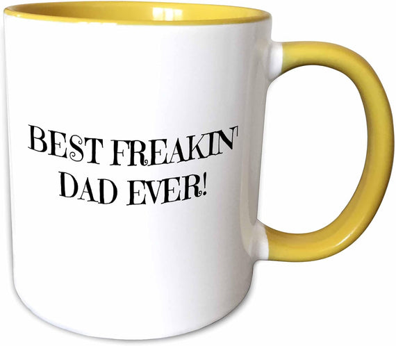 Best Freakin Dad Ever Christmas Ceramic Mug